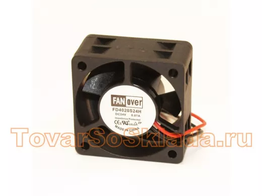 Вентилятор +24В; 40х40х20мм; 0,07А (72-4041)