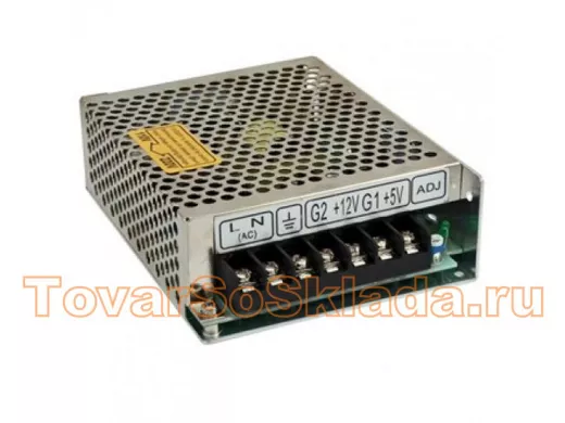 Блок питания 12 Вольт 500мA "BP-130424" SKS-40 +5V, +12V Импульсные