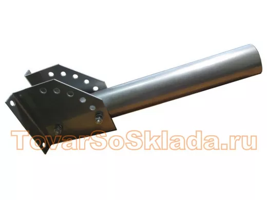 Кронштейн для прожектора "КОБРА-3 СЕРЕБРИСТЫЙ" настенный с наклоном, вылет 0,35м, диаметр 51мм