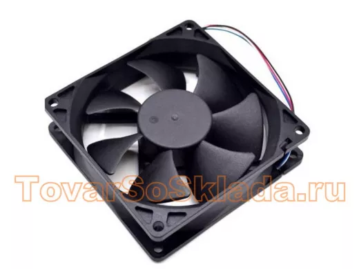 Вентилятор +12В; 120х120х25мм; 0,23A 2 вывода