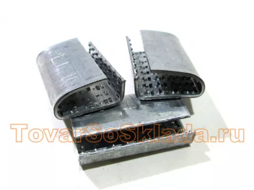 Скрепа 16х0,5 для ПЭТ ленты (цена за 1шт, в упаковке 1000 шт)