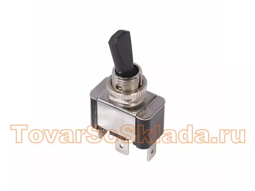 Тумблер 12V 30А (3c) ON-OFF однополюсный с зеленой LED подсветкой REXANT