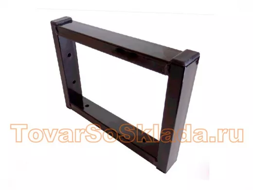 Кронштейн для полок, высота 15см, один уровень, вылет 21см, 4 отв., черный "ЛофТом-212122"