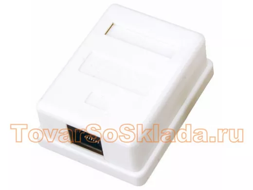 Розетка компьютерная 1-порт RJ-45 (8P8C), cat 5e, внешняя REXANT