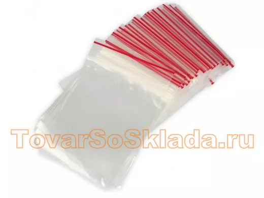 Пакет с защёлкой (замком) 120х170мм "PKT-30960" грипперы с заст Zip-Lock 100шт 35мкм цена за1шт