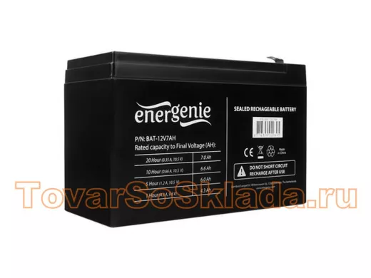 Аккумулятор 7 А/ч 12В для Источников Бесперебойного Питания Energenie BAT-12V7AH