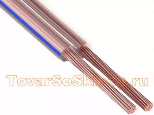 Кабель акустический прозрачный 2х0,25 мм.кв. (23 Ga) BW7701 Belsis BW7701